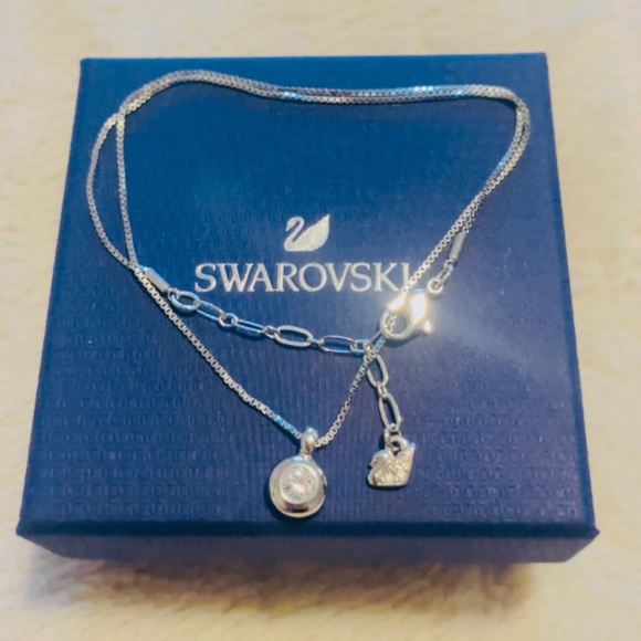 A beautiful Swarovski Sparkling Dance necklace
Round cut, White, Rhodium plated - Picture 4 of 4